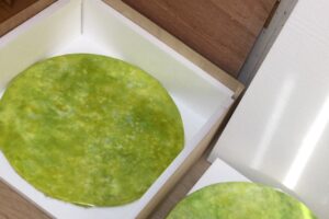 作品をアメリカに送りました