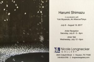 アメリカでの個展 オープニング